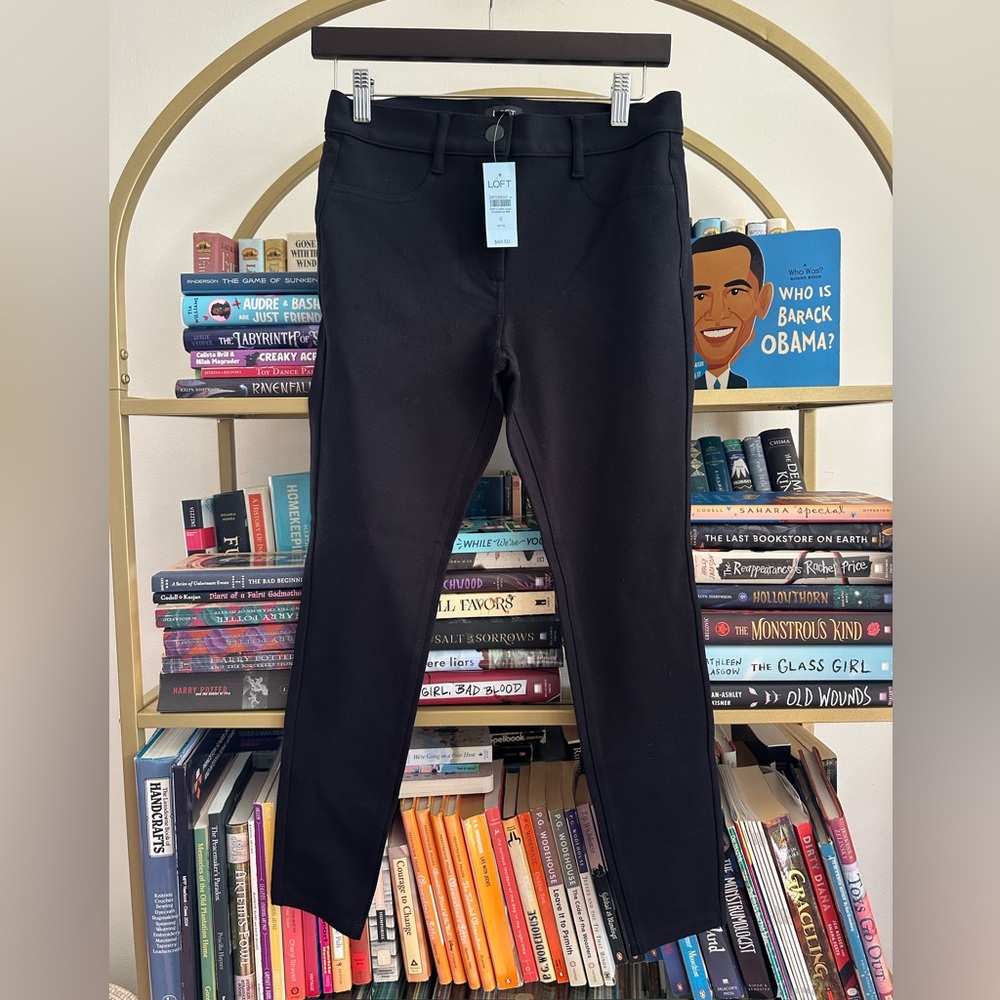 BNWT LOFT 5-Pocket Black Ponte Leggings 👖
